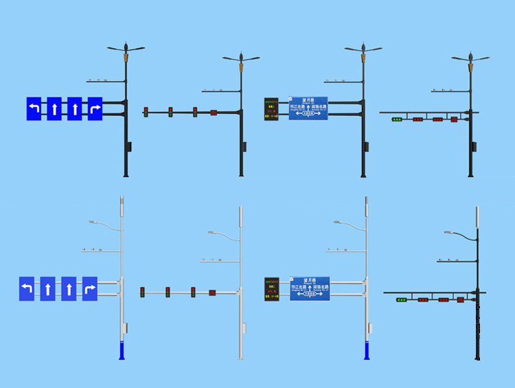 交通信號組合桿路燈(圖1)